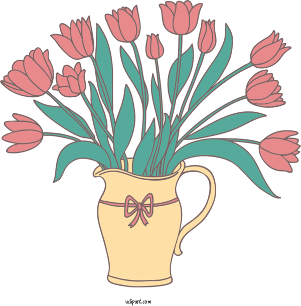 Free Flowers Drawing Design Royalty Free For Flower Clipart Clipart Transparent Background