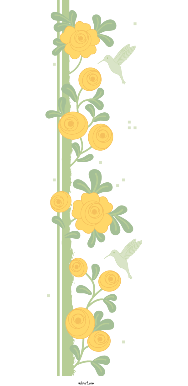 Free Flowers Design Motif Poster For Flower Clipart Clipart Transparent Background