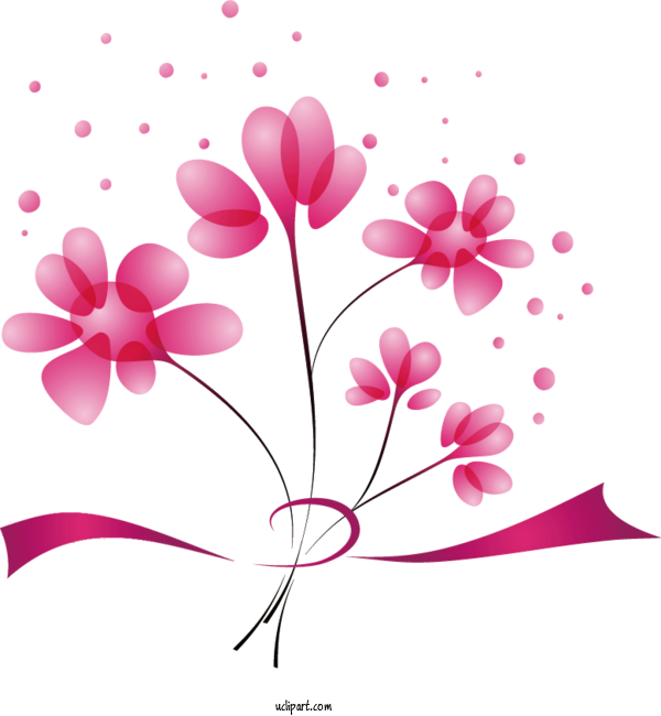 Free Flowers International Women's Day March 8 For Flower Clipart Clipart Transparent Background