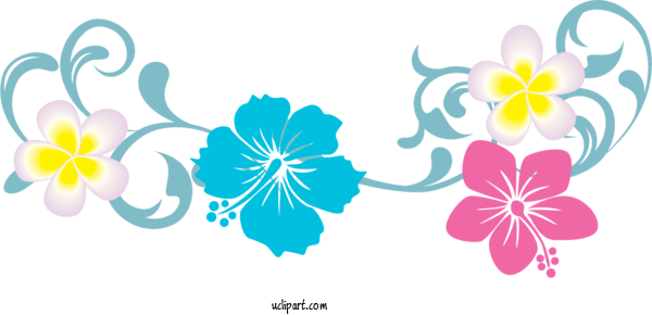 Free Flowers Floral Design Motif Design For Flower Clipart Clipart Transparent Background