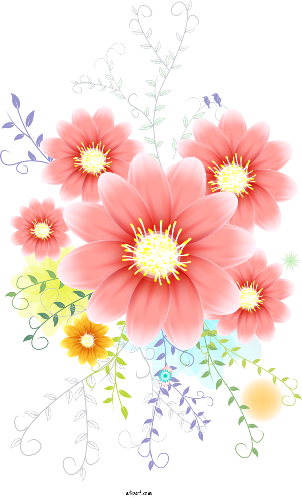 Free Flowers Halo Design Flower For Flower Clipart Clipart Transparent Background