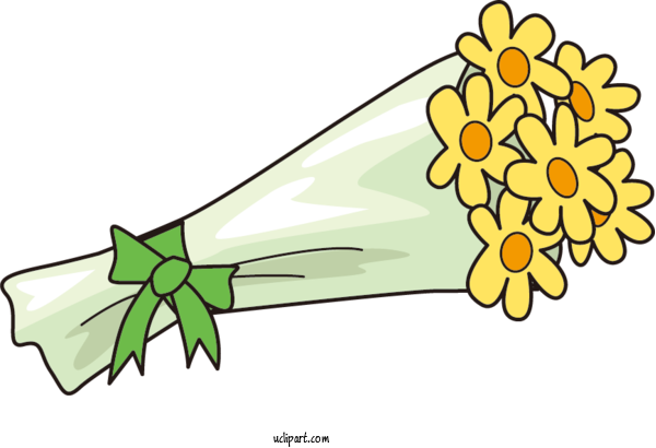 Free Flowers Cartoon Design Floral Design For Flower Clipart Clipart Transparent Background