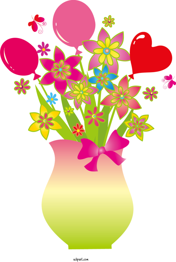 Free Flowers Floral Design Vase Flower For Flower Clipart Clipart Transparent Background