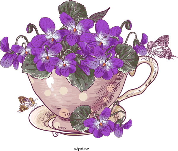 Free Flowers Floral Design Flower Violet For Flower Clipart Clipart Transparent Background