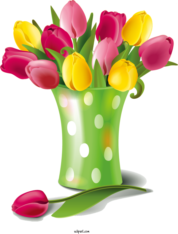 Free Flowers Mother's Day Tulip Flower For Flower Clipart Clipart Transparent Background