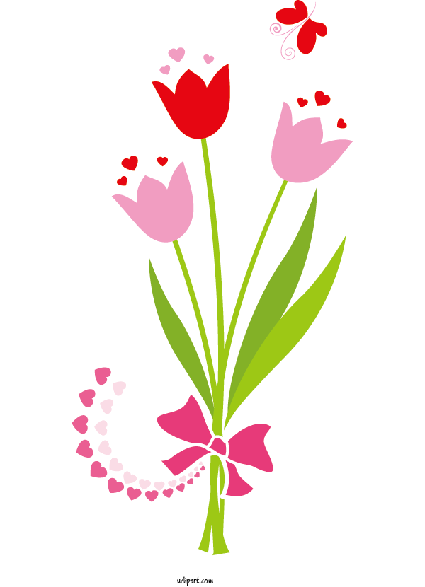 Free Flowers Floral Design Tulip For Tulip Clipart Transparent Background
