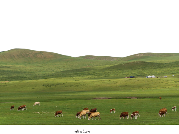 Free Nature Steppe Grassland Farm For Landscape Clipart Transparent Background