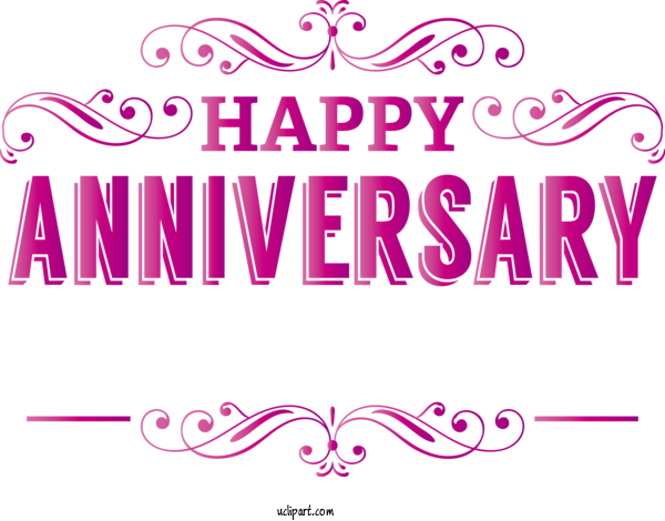 Free Occasions Logo Font Meter For Anniversary Clipart Transparent Background