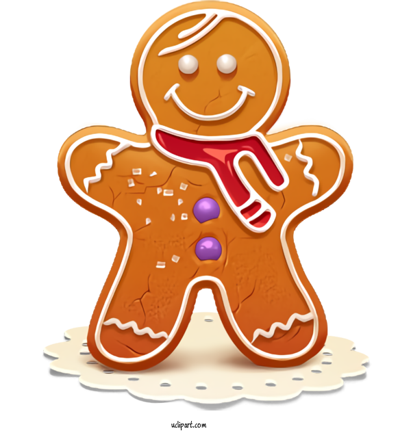 Free Holidays Chocolate Chip Cookie Christmas Cookie Cookie For Christmas Clipart Transparent Background