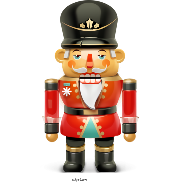 Free Holidays Christmas Day Icon Nutcracker Doll For Christmas Clipart Transparent Background