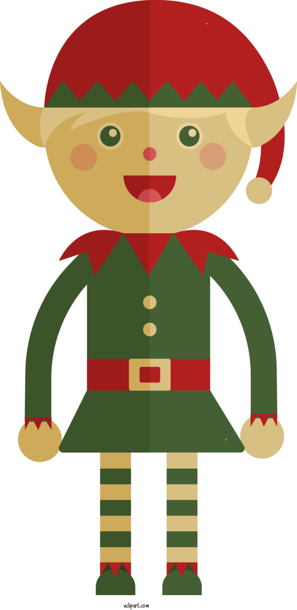 Free Holidays Christmas Elf Christmas Day Design For Christmas Clipart Transparent Background