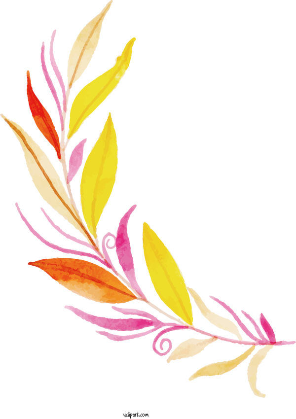 Free Nature Floral Design Plant Stem Leaf For Leaf Clipart Transparent Background