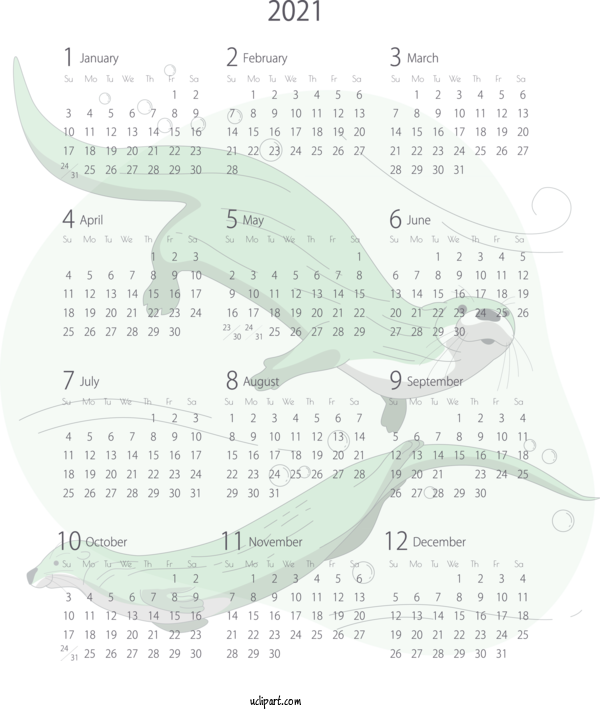 Free Business Cetaceans Porpoise Meter For Calendar Clipart Transparent Background