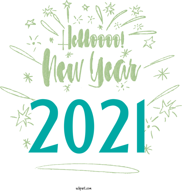 Free Holidays Logo Design Font For New Year Clipart Transparent Background