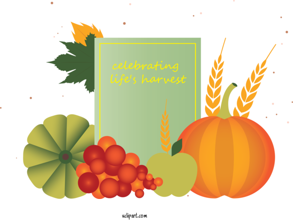 Free Holidays Pumpkin Greeting Card Cartoon For Thanksgiving Clipart Transparent Background