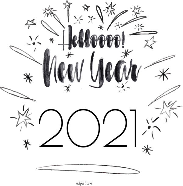 Free Holidays Logo Transparency New Year For New Year Clipart Transparent Background