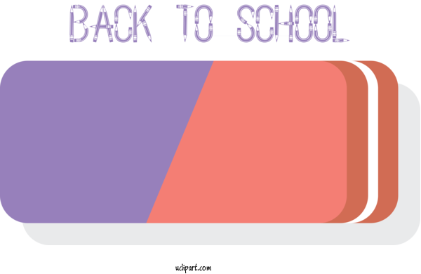 Free School Design Angle Line For Back To School Clipart Transparent Background