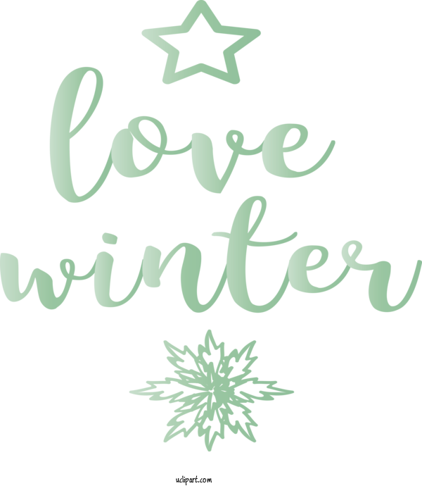 Free Nature Logo Font Leaf For Winter Clipart Transparent Background