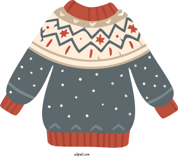Free Clothing Christmas Jumper T Shirt Sweater For Sweater Clipart Transparent Background