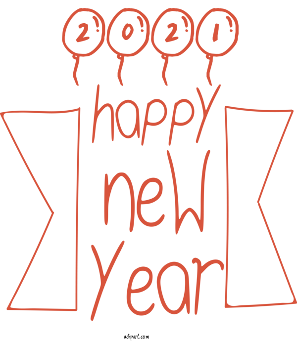 Free Holidays Angle Line Point For New Year Clipart Transparent Background
