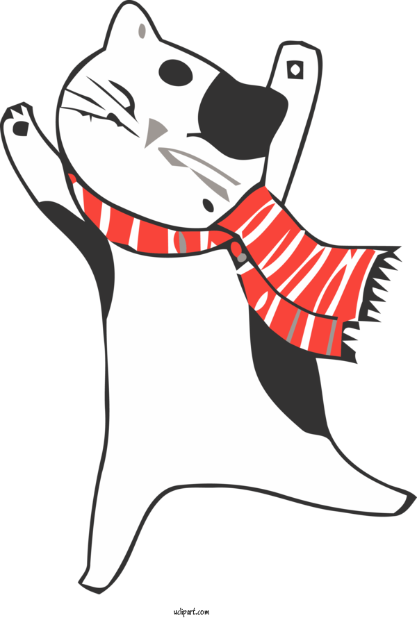 Free Animals Bulldog Christmas Day Felix The Cat For Cat Clipart Transparent Background