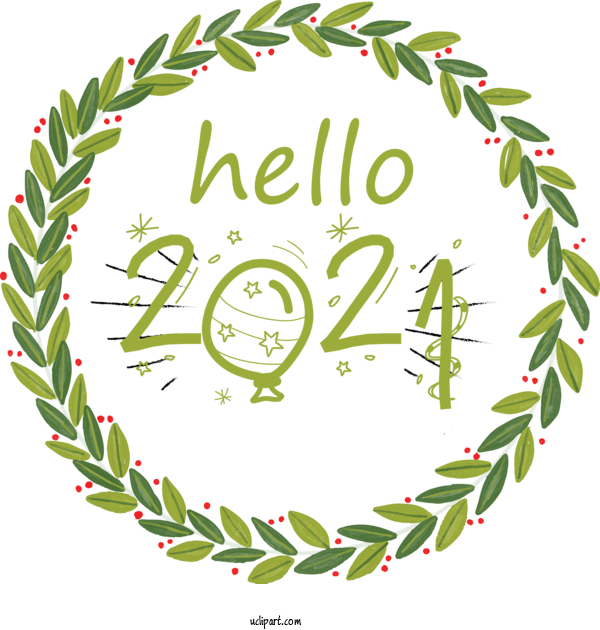 Free Holidays Text New Year Design For New Year Clipart Transparent Background