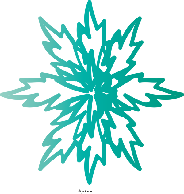 Free Nature Plant Stem Leaf Symmetry For Winter Clipart Transparent Background