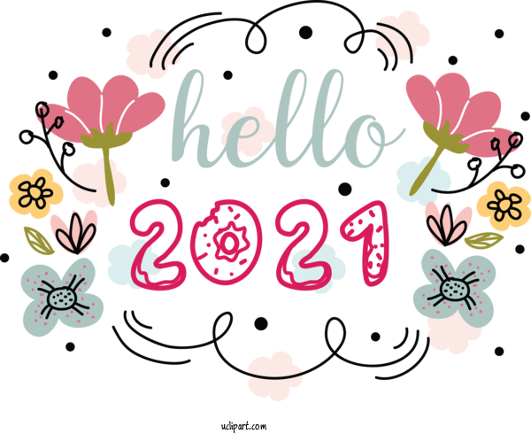 Free Holidays New Year 2021 New Year's Eve For New Year Clipart Transparent Background