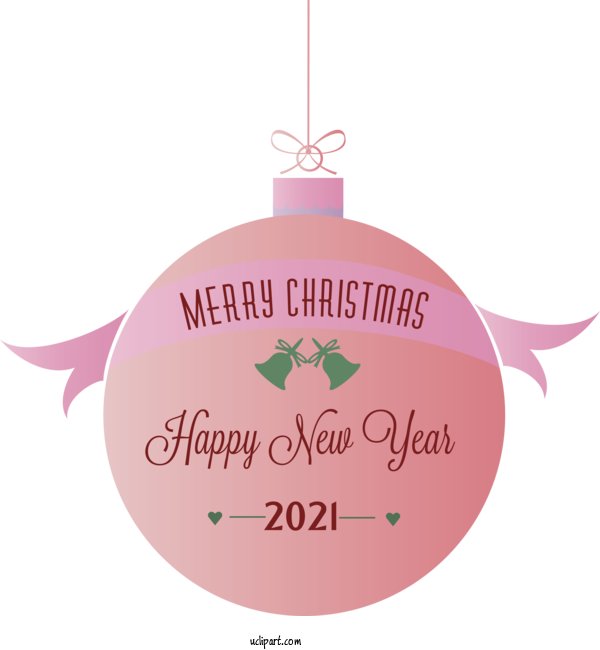 Free Holidays New Year Christmas Day Christmas Ornament For New Year Clipart Transparent Background