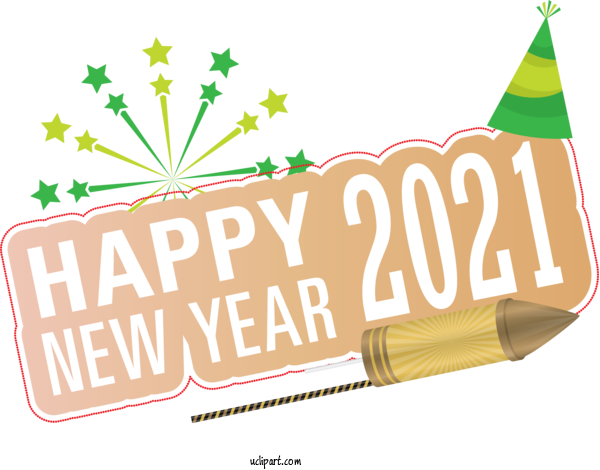 Free Holidays New Year's Resolution Logo Line For New Year Clipart Transparent Background