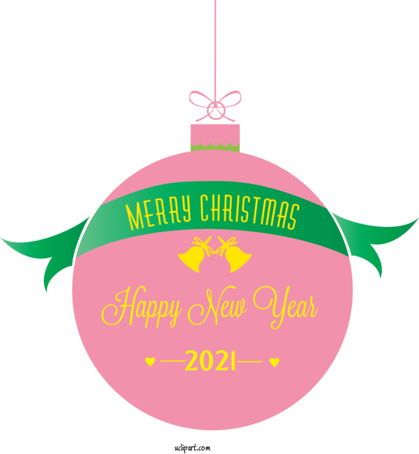 Free Holidays New Year Christmas Day Christmas Ornament For New Year Clipart Transparent Background