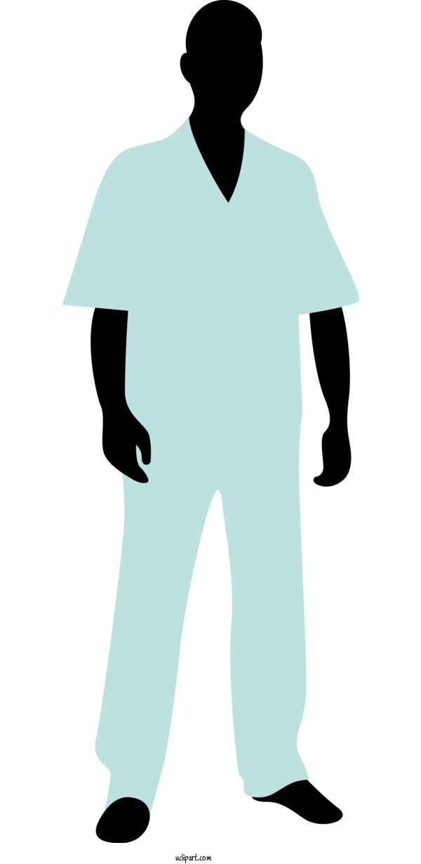 Free Occupations Human Headgear Silhouette For Nurse Clipart Transparent Background