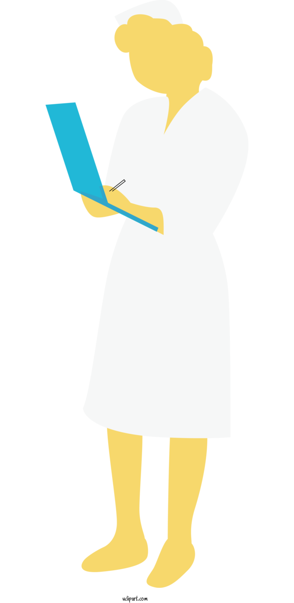 Free Occupations Joint Angle Yellow For Nurse Clipart Transparent Background