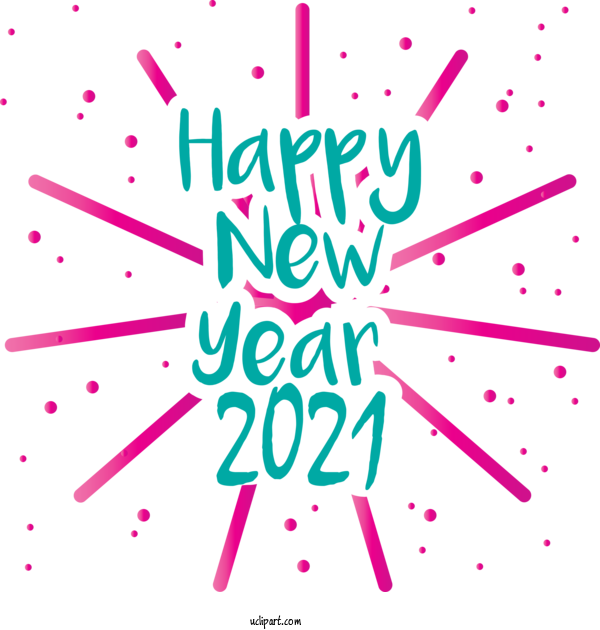 Free Holidays Line Meter Point For New Year Clipart Transparent Background