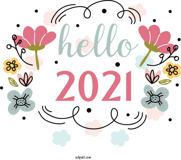Free Holidays New Year 2021 Drawing For New Year Clipart Transparent Background
