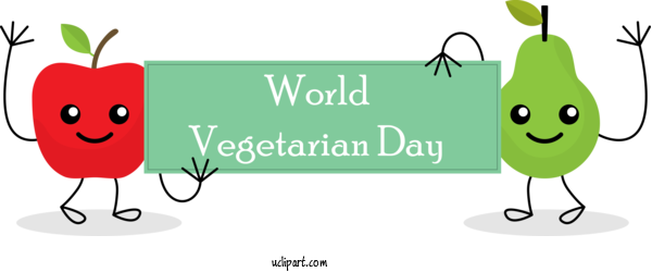 Free Holidays World Design Flower For World Vegetarian Day Clipart Transparent Background
