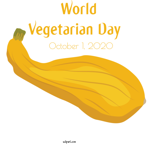 Free Holidays Yellow Commodity Meter For World Vegetarian Day Clipart Transparent Background