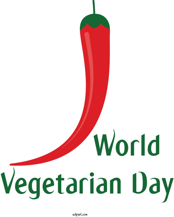 Free Holidays Tabasco Pepper Logo Meter For World Vegetarian Day Clipart Transparent Background