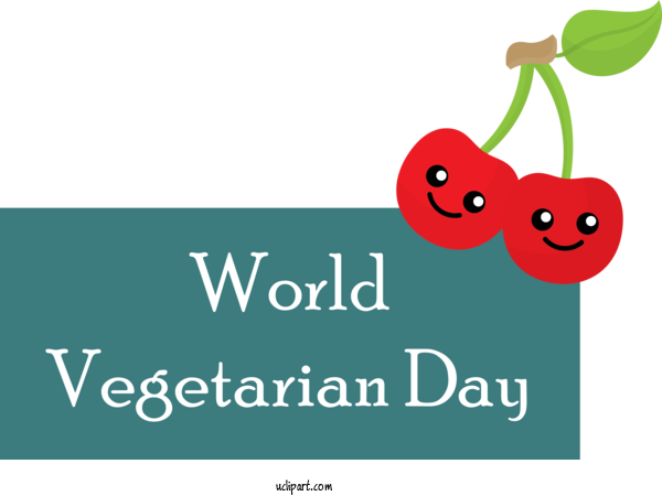 Free Holidays Logo Coffee Font For World Vegetarian Day Clipart Transparent Background