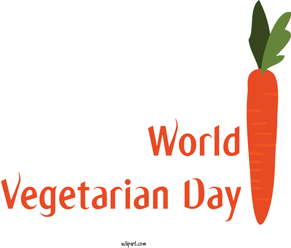 Free Holidays Logo Natural Foods Superfood For World Vegetarian Day Clipart Transparent Background