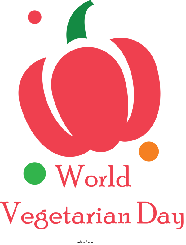 Free Holidays Logo Aprilia Meter For World Vegetarian Day Clipart Transparent Background