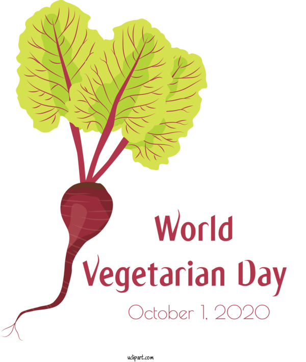 Free Holidays Leaf Plant Stem Tree For World Vegetarian Day Clipart Transparent Background