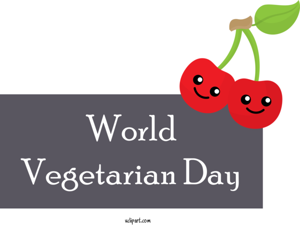 Free Holidays Logo Font Meter For World Vegetarian Day Clipart Transparent Background