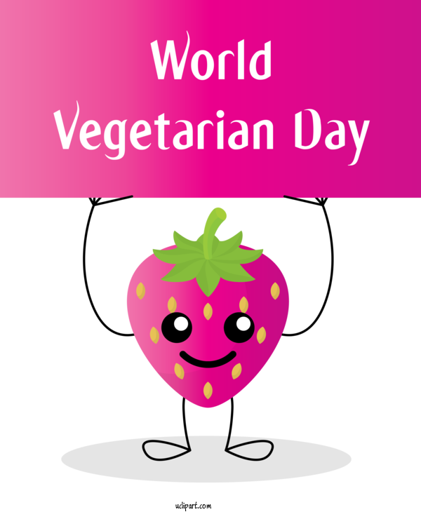 Free Holidays Design Logo Meter For World Vegetarian Day Clipart Transparent Background