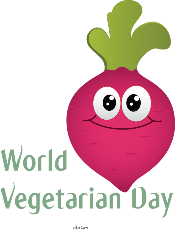 Free Holidays Flower Leaf Logo For World Vegetarian Day Clipart Transparent Background