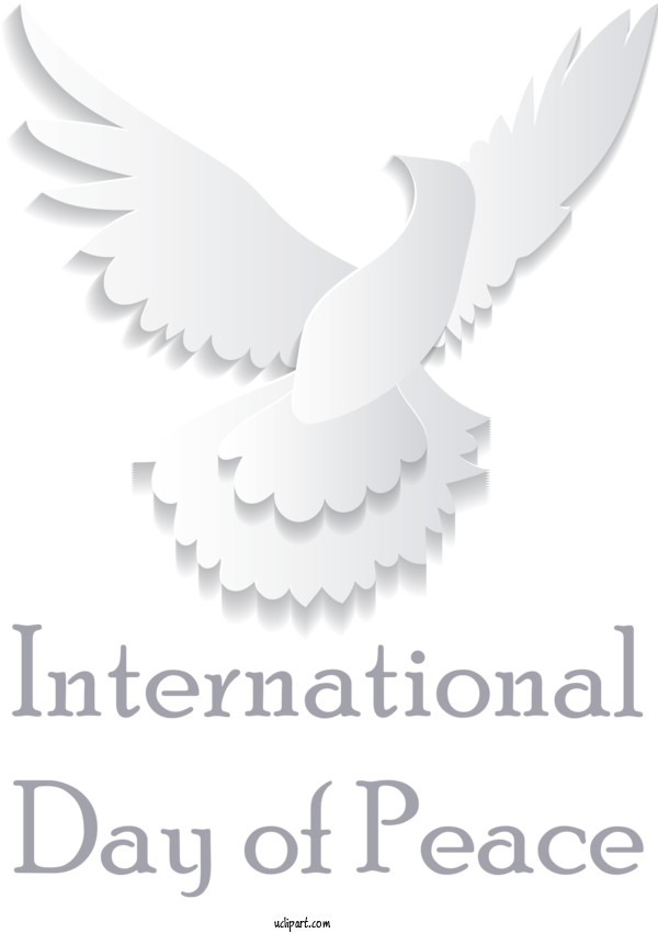 Free Holidays Logo Font Aprilia For World Peace Day Clipart Transparent Background