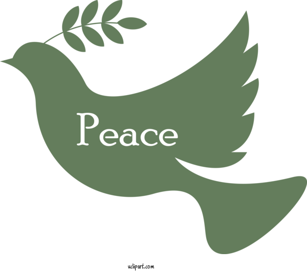 Free Holidays Logo  Beak For World Peace Day Clipart Transparent Background