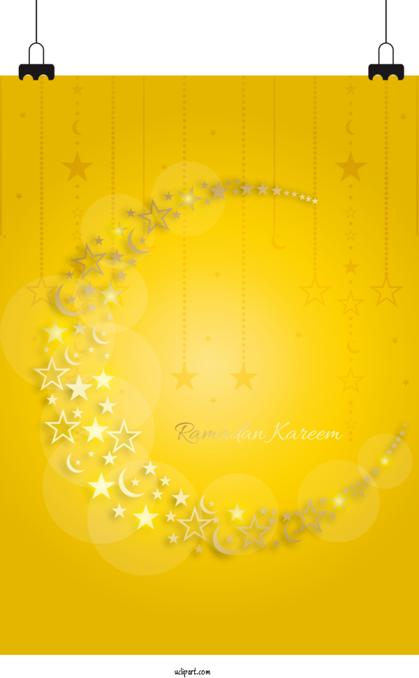 Free Holidays Pattern Yellow Meter For Ramadan Clipart Transparent Background