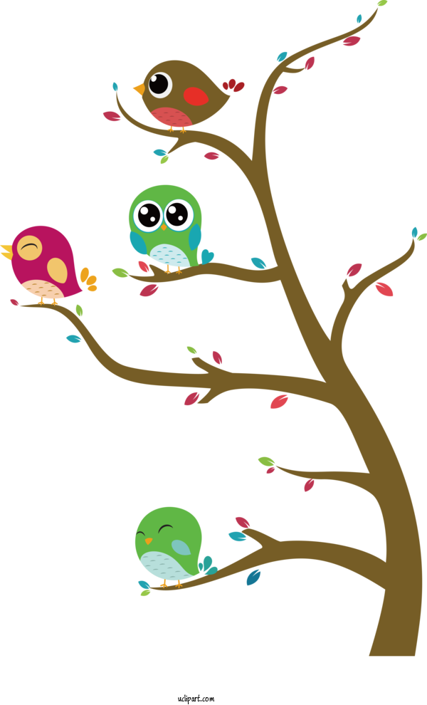 Free Animals Wall Decal Sticker Wall For Bird Clipart Transparent Background