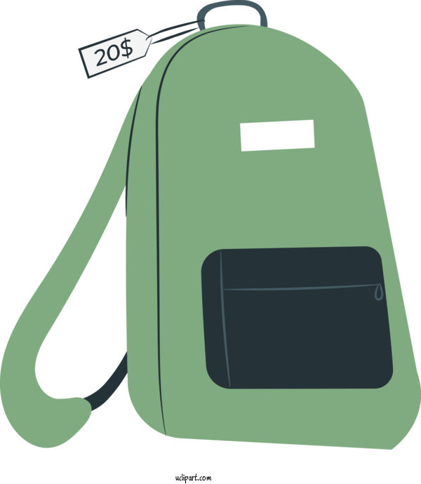 Free School Bag Logo Transparency For School Supplies Clipart Transparent Background